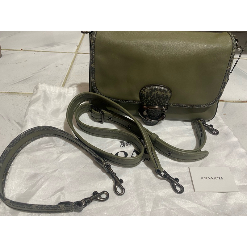 Coach Soft Tabby Snake Skin