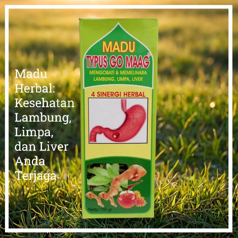 

Madu Typus GO Maag Plus Sanrego 150 Gram | Herbal Lambung Limpa Dan Liver