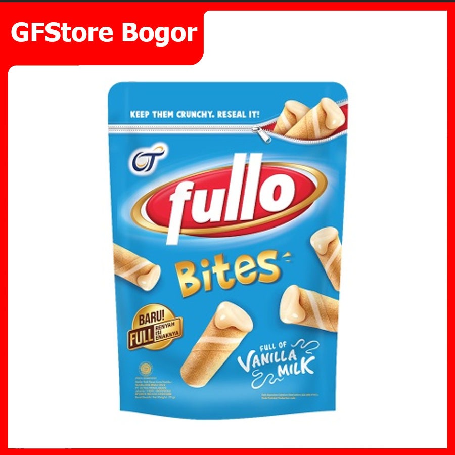 

Fullo wafer roll mini vanilla Pouch 70 gram