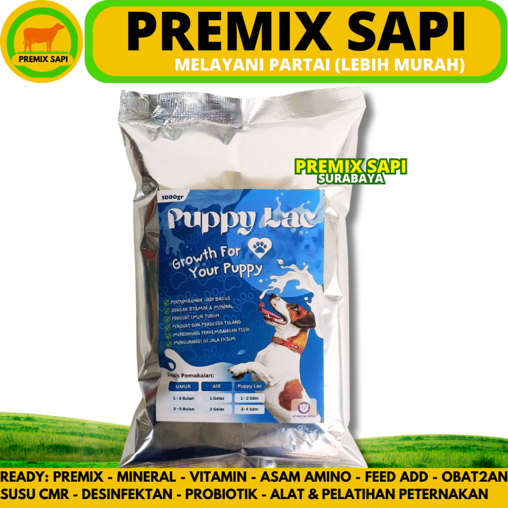 SUSU ANJING PUPPY LAC 1 KG - Puppylac Susu Anjing Berkualitas