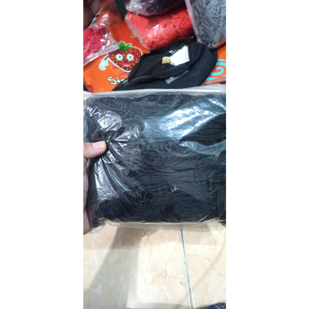 TERMURAH tali kur PP 500 gr untuk kerajinan tas,jaket,sepatu tali paperbag warna warni  tali rajut