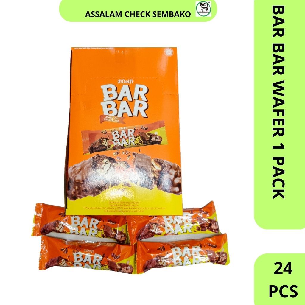 

Delfi Bar Bar Chocolate Box (24pcs x 18gr) Dan DelfiI Bar Bar Burst Of Chocolate 4 pcs