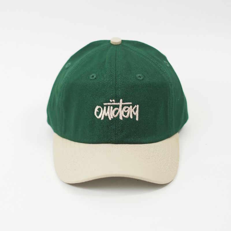 Topi Polocap Hijau Cream Omidoki
