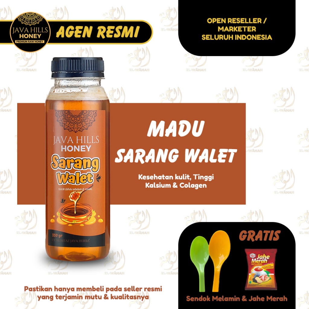 

Madu Sarang Walet Javahills Java Hills Honey Premium Raw Kecantikan Kesehatan Kulit