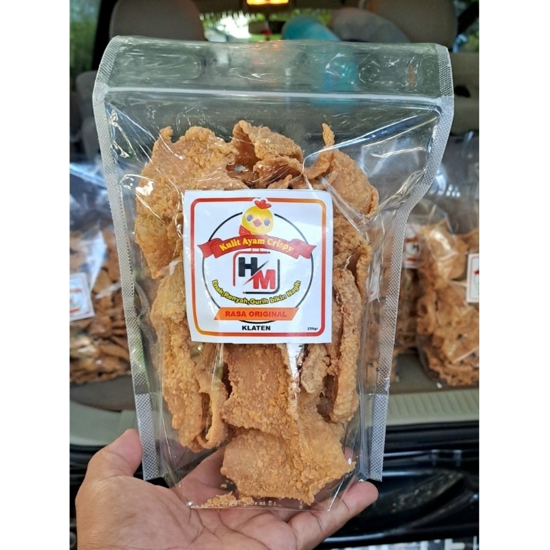 

Kulit Ayam Crispy Original PREMIUM 250GR / Keripik Kulit Ayam