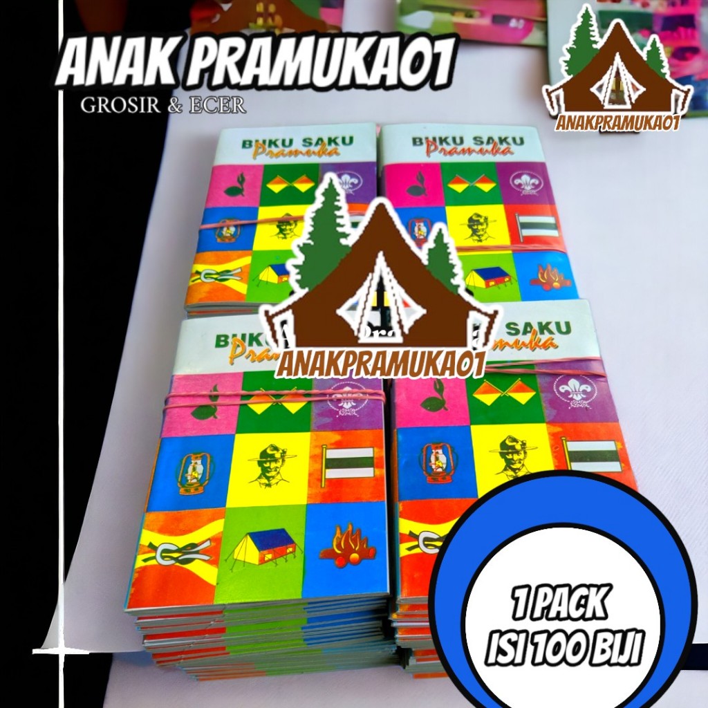 

1 pack buku saku pramuka isi 100 biji