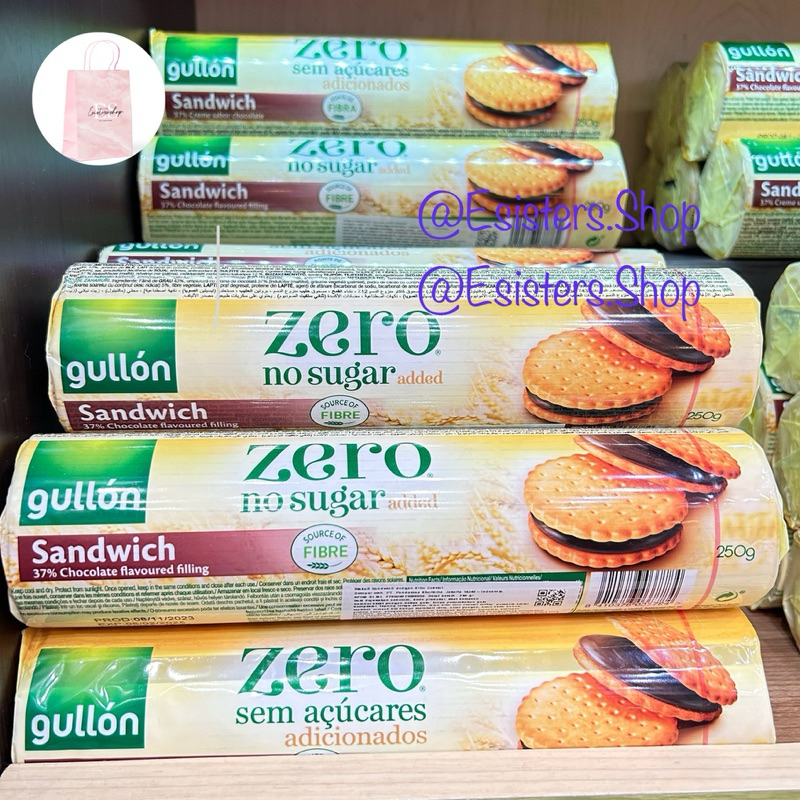 

GULLON Sugar Free Biscuits Sandwich | Gullon Zero Sugar Free Biskuit Lapis Bebas Gula