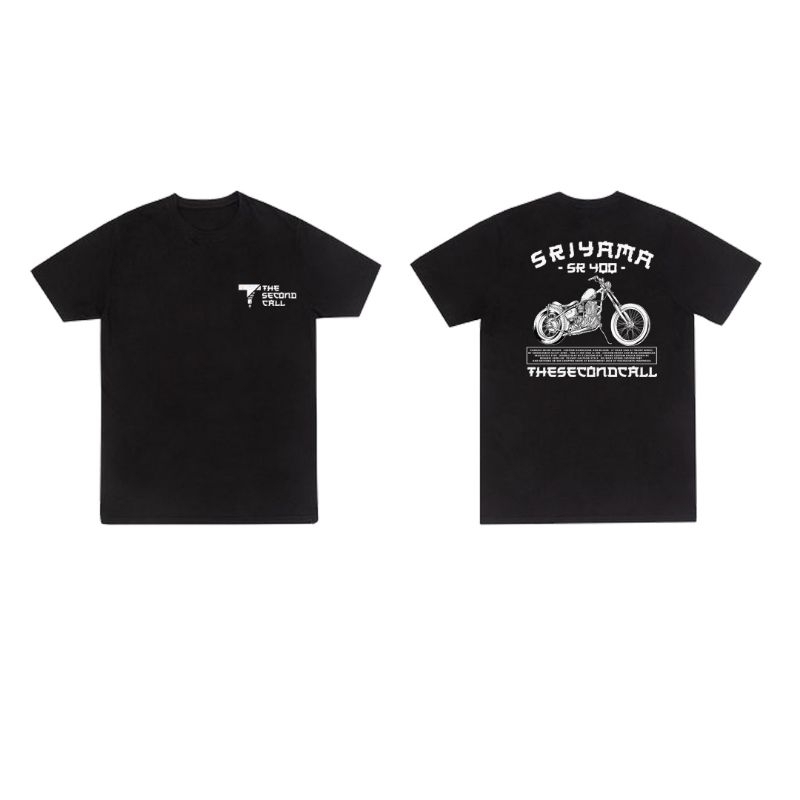 THESECONDCALL T-SHIRT / BAJU CHOPPER SRIYAMA YAMAHA SR400