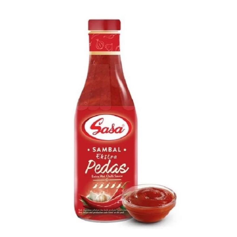 

Sasa Saus Sambal Extra Pedas 340g Exp Oktober 2024
