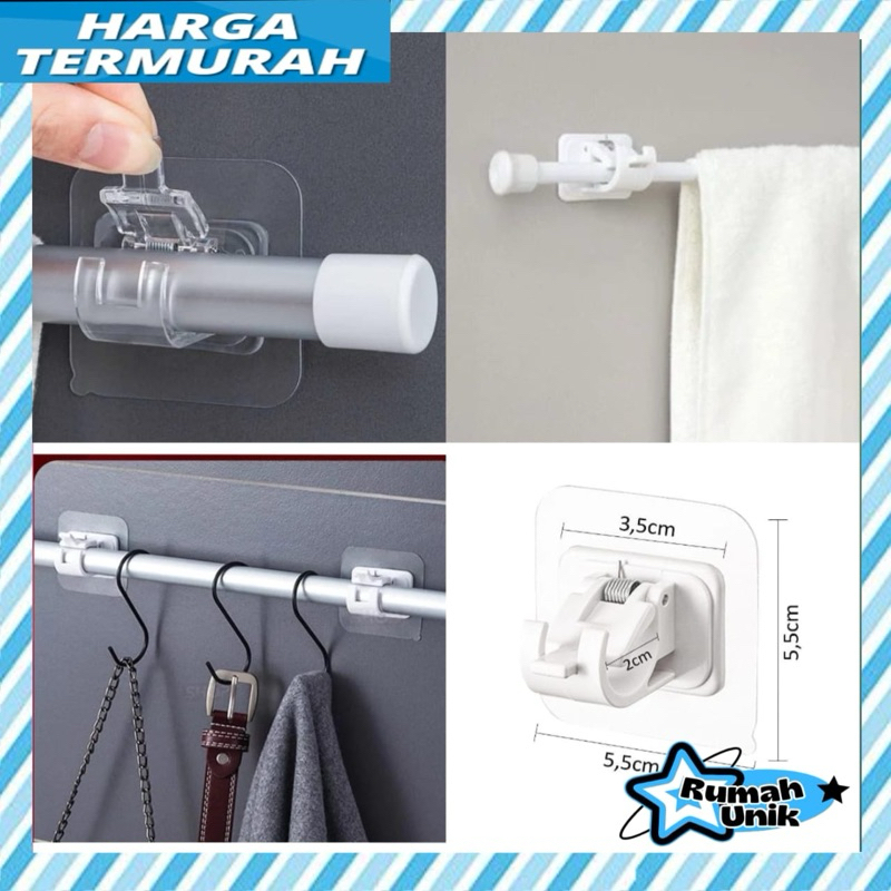 Braket Serbaguna Braket Tiang Gorden Hook Tiang Gorden Tempel  RUMAH_UNIK