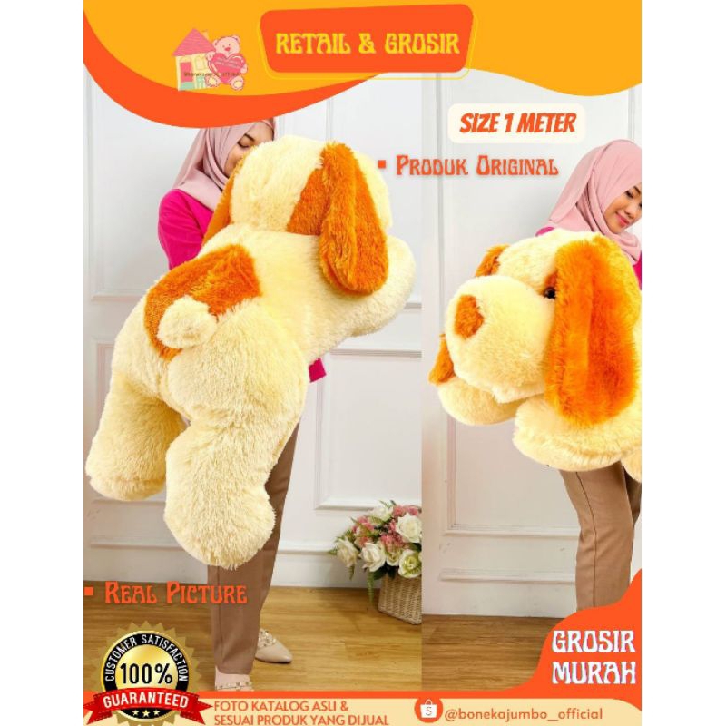 Mainan Boneka Anjing Besar Murah Goofy 1 Meter| Boneka Anjing Jumbo Goofy Doll Boneka Anjing Goofy