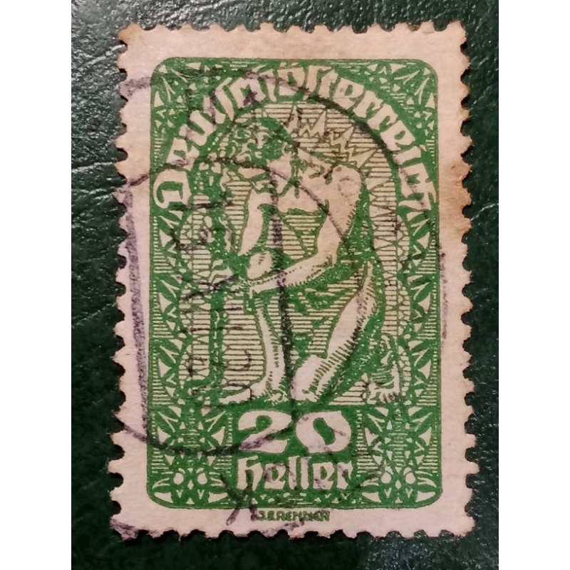 

Prangko Austria 20 Heller Tahun 1919-1920 USED