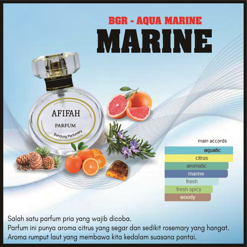 Parfum BGR - Aqua Marine(Marine)parfum bandung