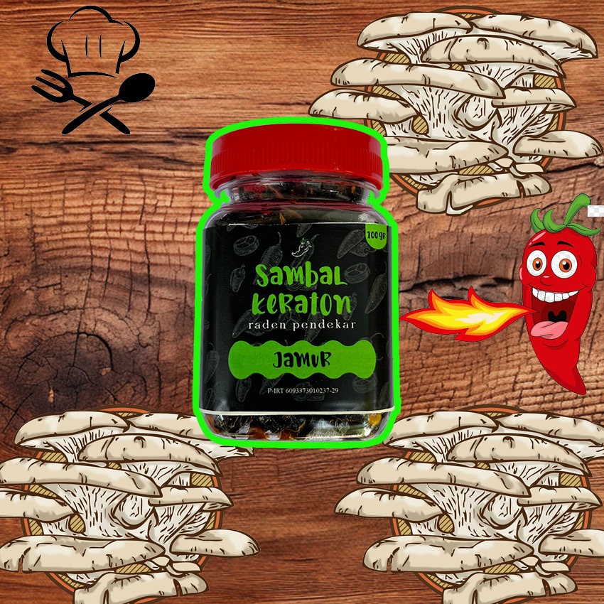 

Sambal Keraton Varian Jamur Cap Raden Pendekar Makanan Food Rasakan Sensasi Pedas Renyah