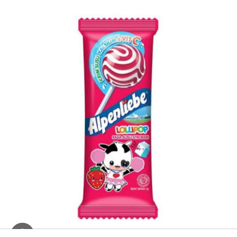 

alpenliebe Lolly pop strawberry