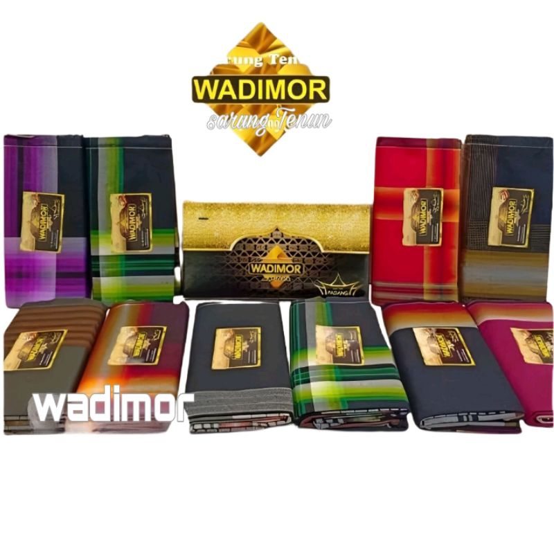 Sarung Wadimor Motif Malay Horison Padang - Kain Tenun Dewasa Pria Laki