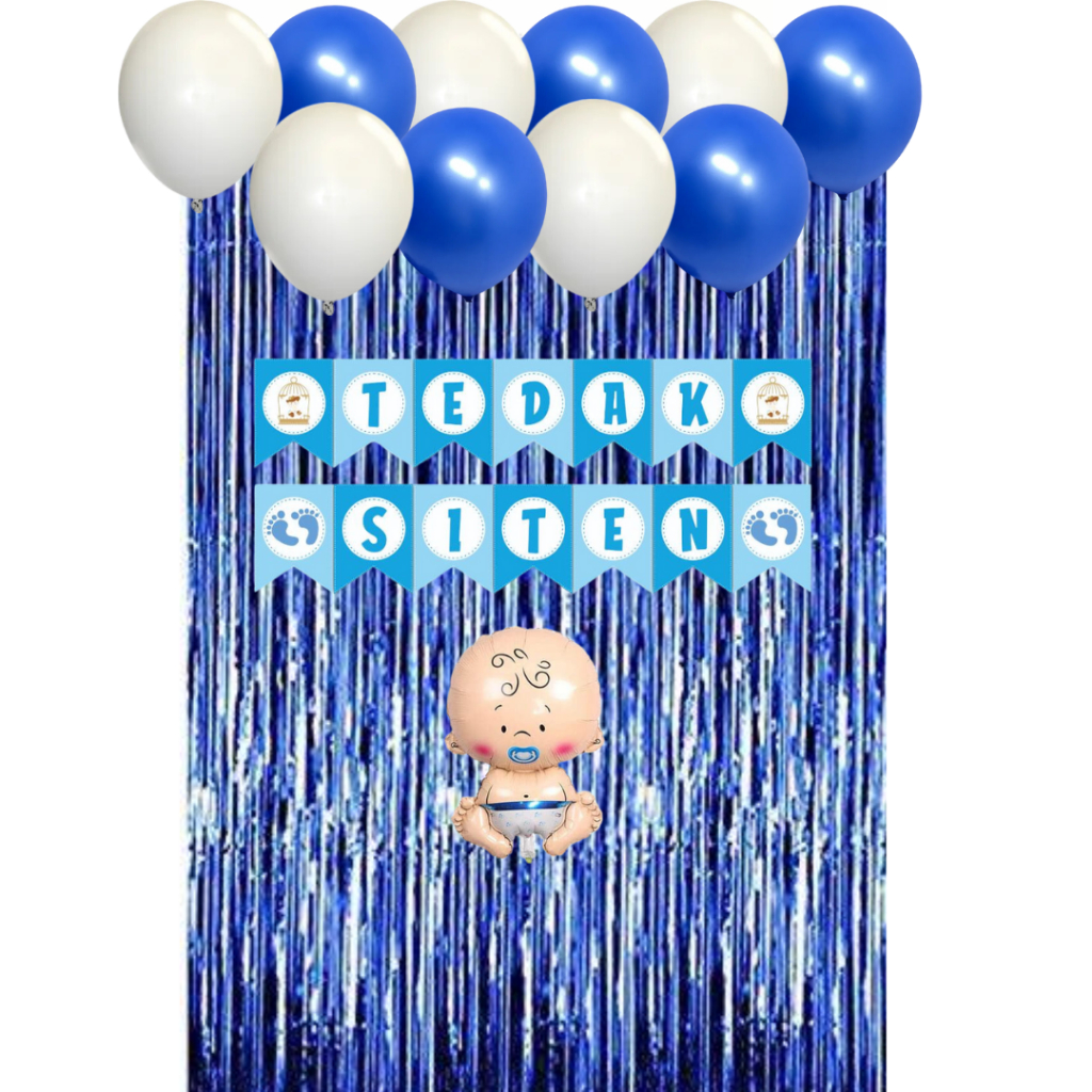 MS.PARTY PAKET DEKORASI TEDAK SITEN / PAKET HEMAT DEKORASI TEDAK SITEN