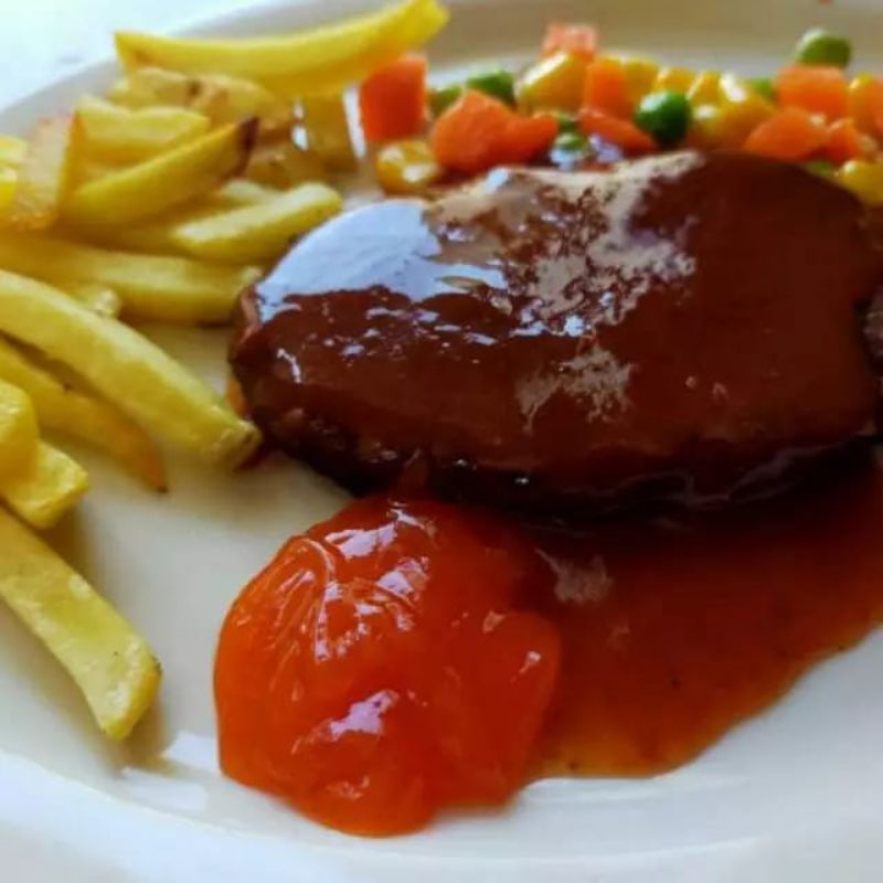 

beef steak paket komplit