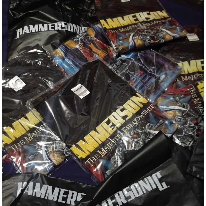 Tshirt Hammersonic 2024 official merch x garasi rebel distro / kaos pria lengan pendek / kaos metal 