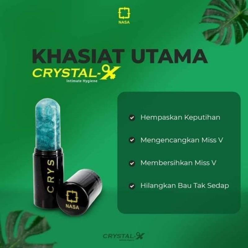 NCX NASA CRISTAL X ORIGINAL 100% NCX CRISTAL ORIGINAL ASLI