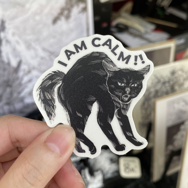 

I AM CALM!!! - Catlor Swift Vinyl Sticker