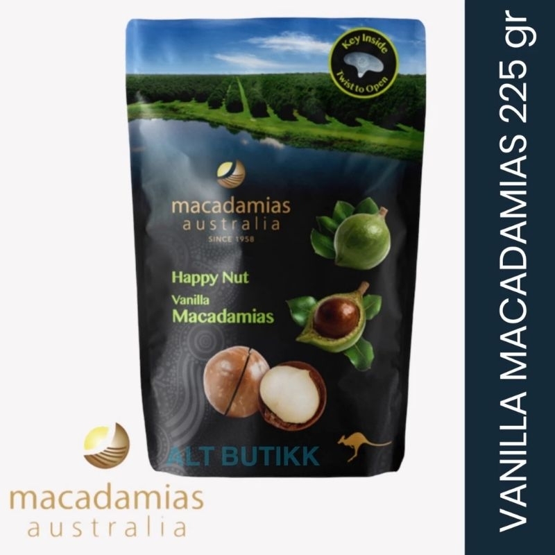 

Happy nut macademias australia macademias in shell 225g | ori dari Australia |