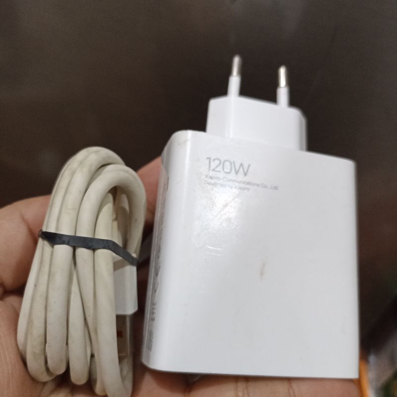 Charger Xiaomi 120W bekas fisik baret Funsgi normal Original Copotan
