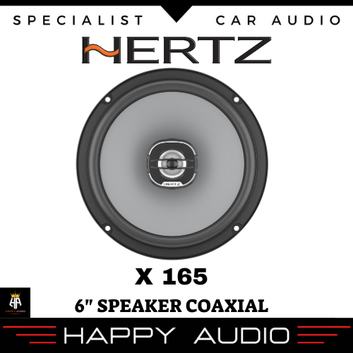 Speaker Coaxial 6.5 Inch HERTZ X 165 UNO Series RMS 55 Watt Original