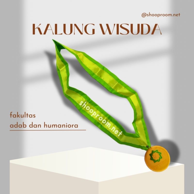 (JUAL TERPISAH) KALUNG/ GORDON BULAT WISUDA UINSA - FAKULTAS ADAB DAN HUMANIORA