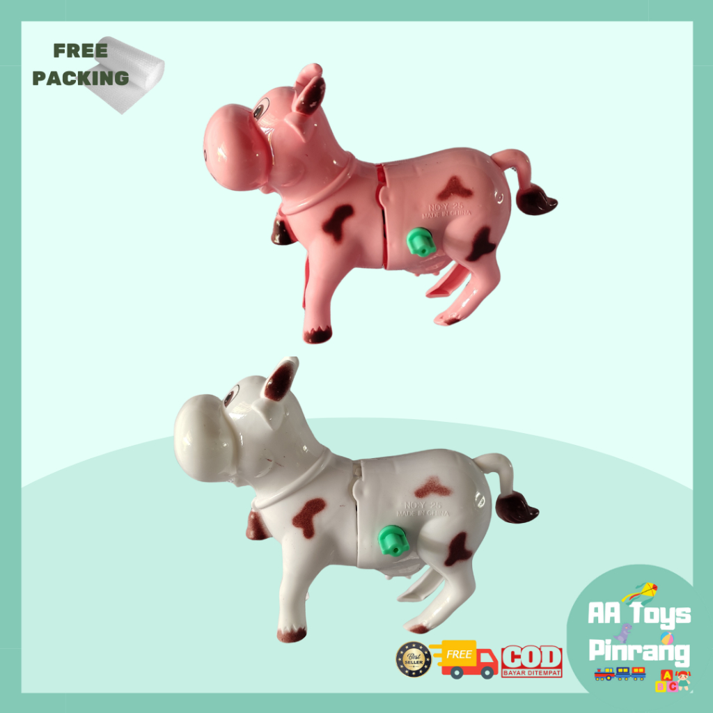MAINAN ANAK SAPI KUNCI SAPI JALAN