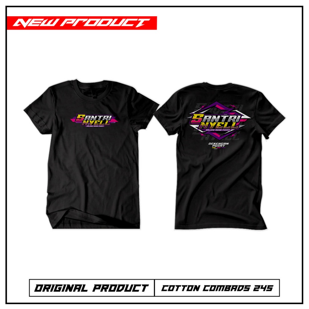 Kaos Santri Nyell / Kaos Kata Kata / Kaos Keren / Kaos Viral / Kaos Murah
