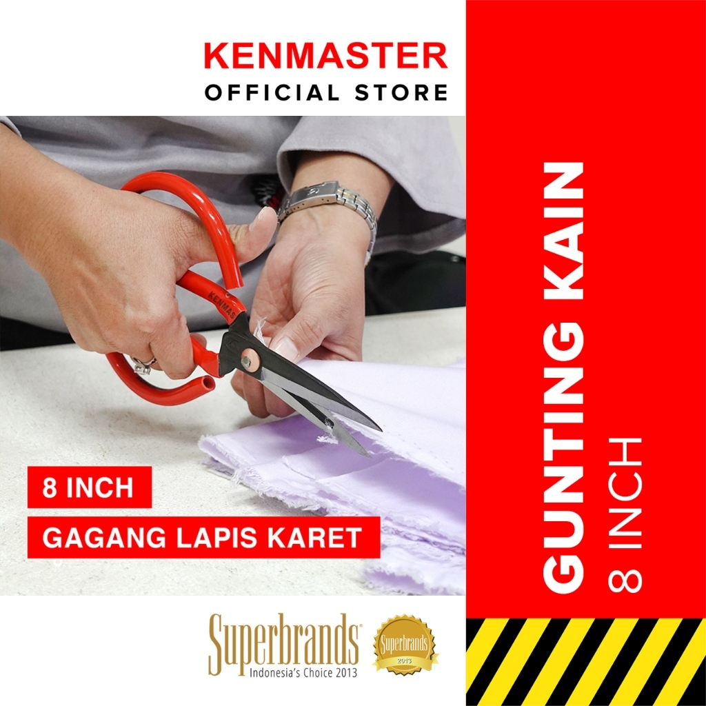 

KENMASTER Scissor 20cm | Gunting Kain 8