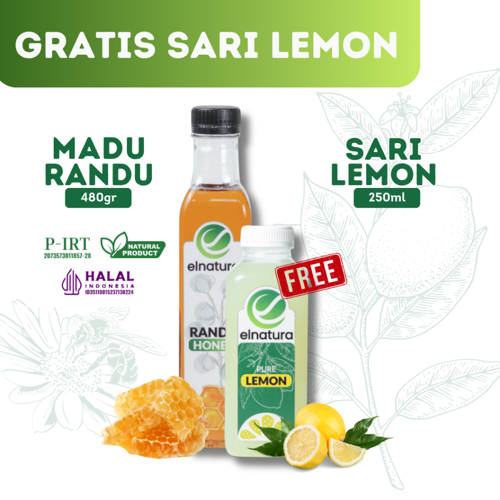 

Paket Detox Elnatura - Madu Asli - Paket Detox - Paket Diet - Sari lemon murni - Perasan Lemon - Madu Randu