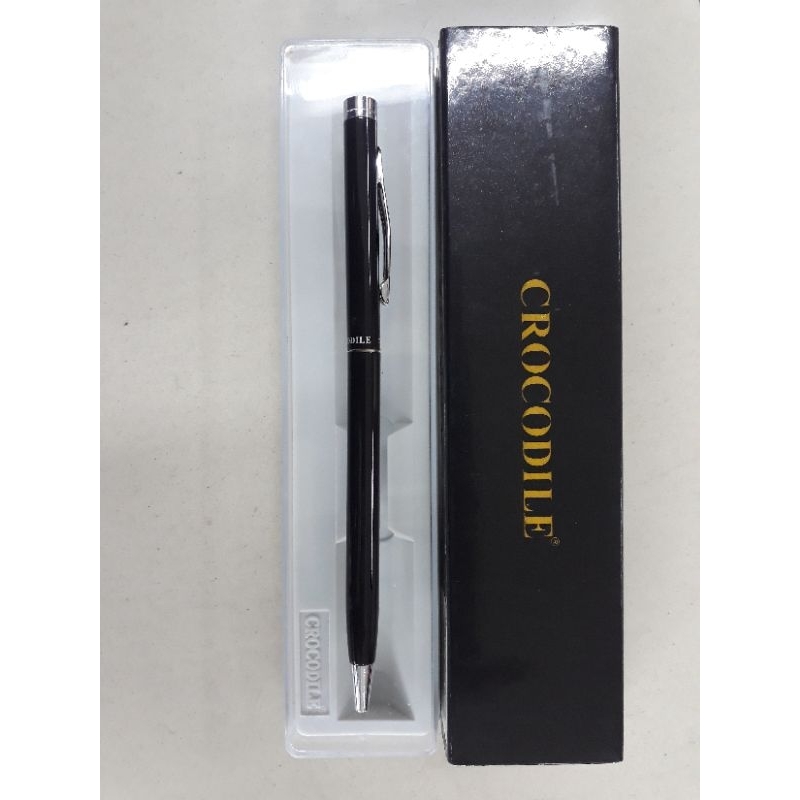 

Bollpoint CROCODILE Black ORIGINAL Gratis Box & Grafir Nama