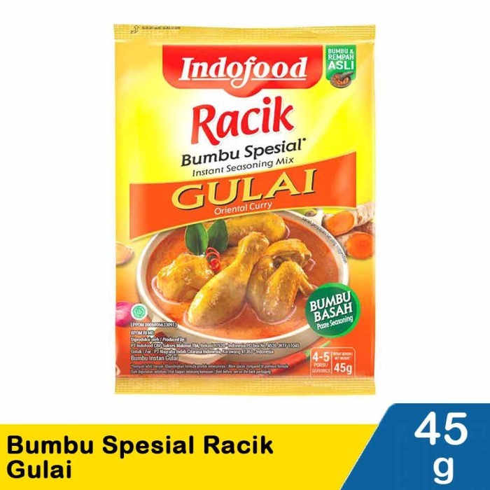 

indofood bumbu instant gulai 45gr