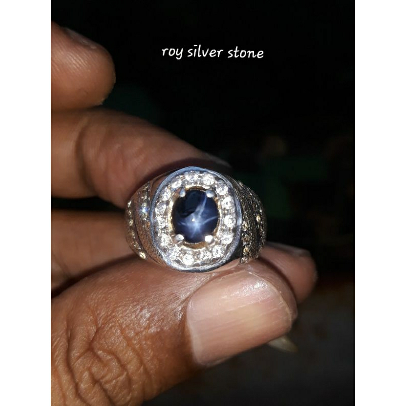 asli permata natural royal blue safir ceylon