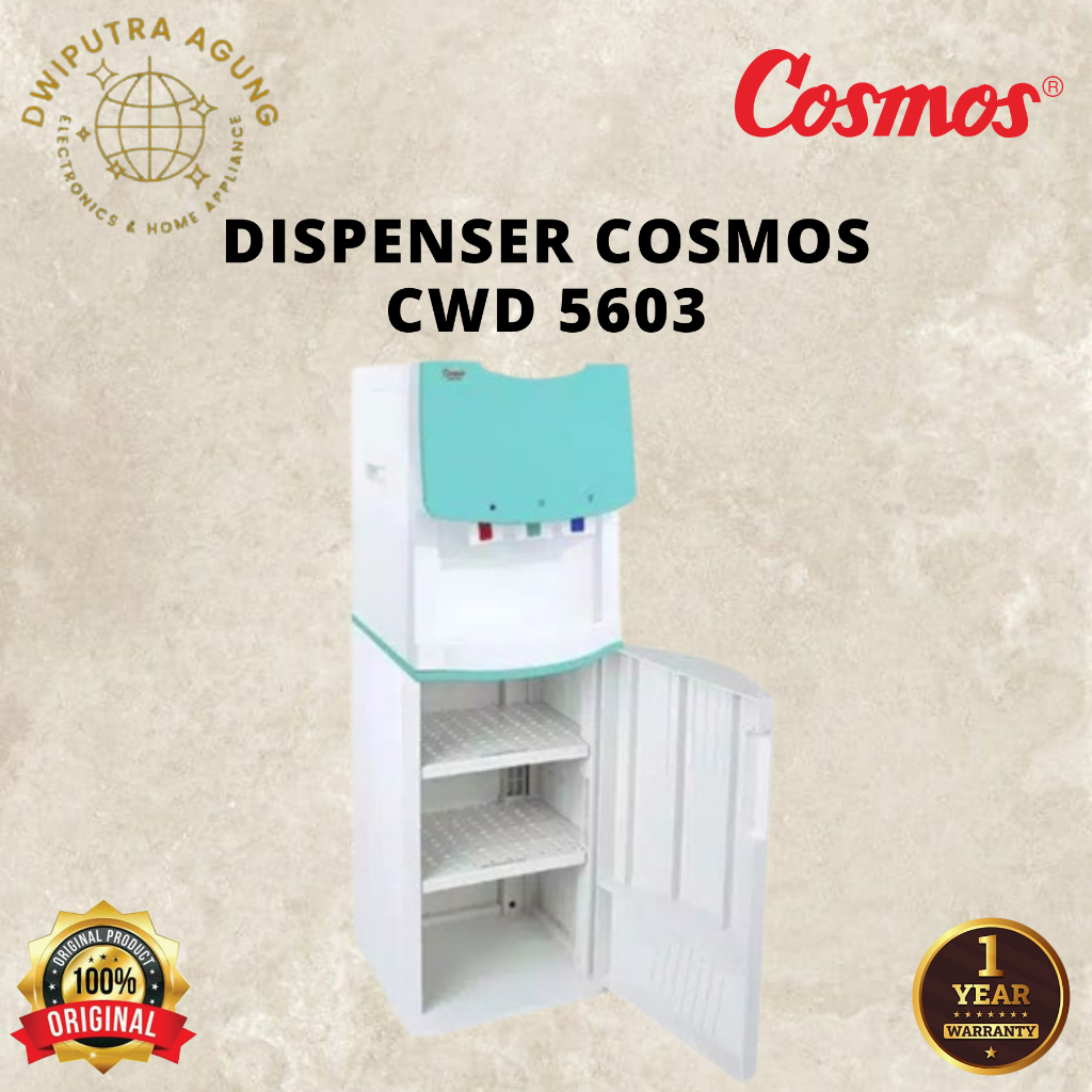 DISPENSER COSMOS 3 KERAN TINGGI CWD5603 - CWD 5603 - CWD-5603 ORIGINAL
