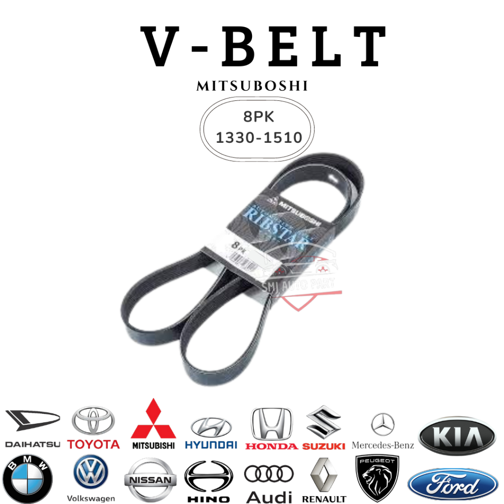 V-BELT/FANBELT/TALI KIPAS/BELTING 8PK 1330 8PK 1335 8PK 1345 8PK 1360 8PK 1363 8PK 1369 8PK 1370 8PK