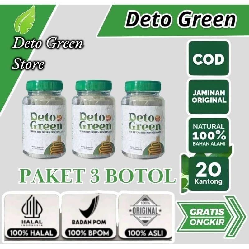 

paket isi 3 teh deto grien teh pembersih usus kotor ampuh