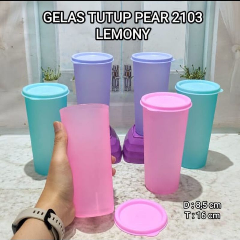 gelas tutup/gelas minum/gelas plastik tutup