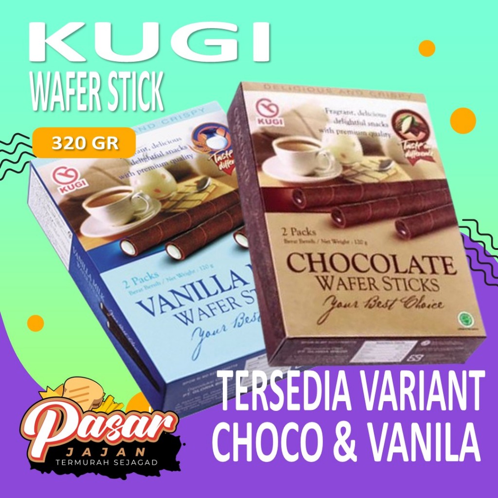 

Kugi Wafer Stick Kemasan Besar 320Gr