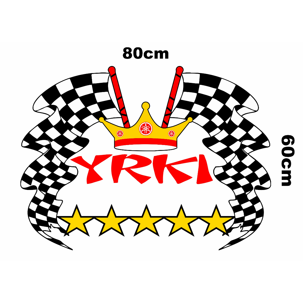 CUTTING STICKER MOBIL YRKI STIKER VARIASI MOBIL KEREN BERKUALITAS