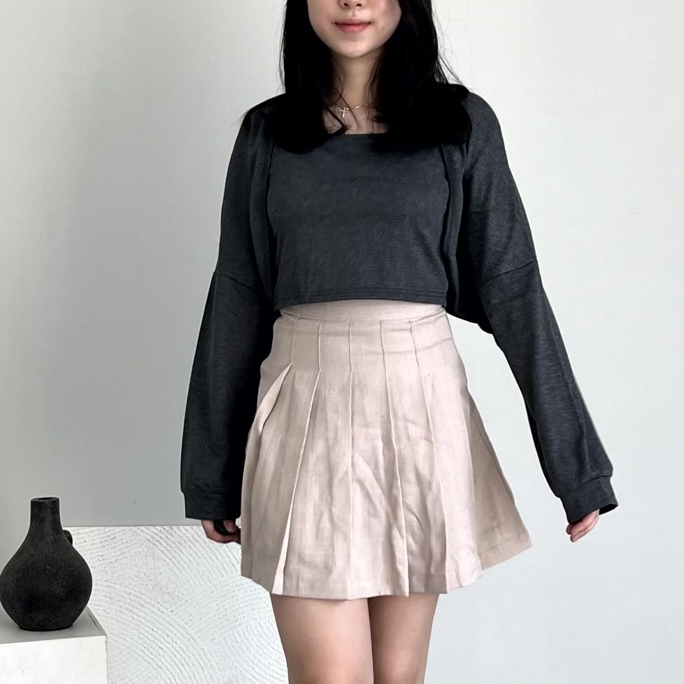 OHANA | Bolero Cardigan Set - Atasan Bolero Outer Cardigan