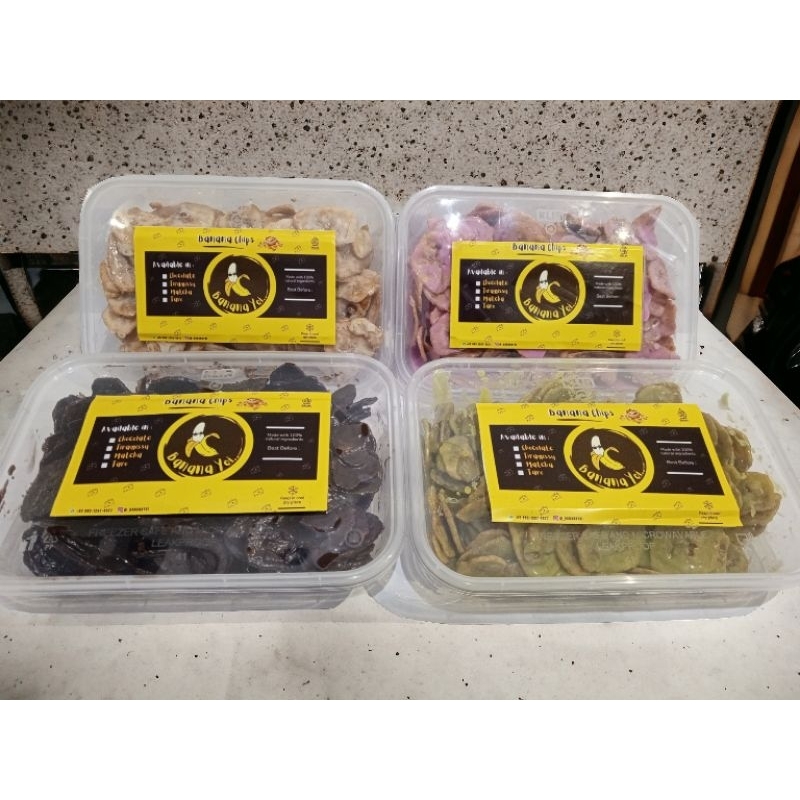 

BANANA CHIPS by BANANA YOI / KERIPIK PISANG KEKINIAN / PISANG COKELAT / PISANG TARO / PISANG GREEN TEA MATCHA / PISANG TIRAMISSU / KERIPIK PISANG RASA
