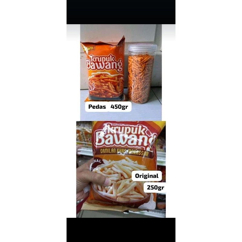 

krupuk bawang original 250gr