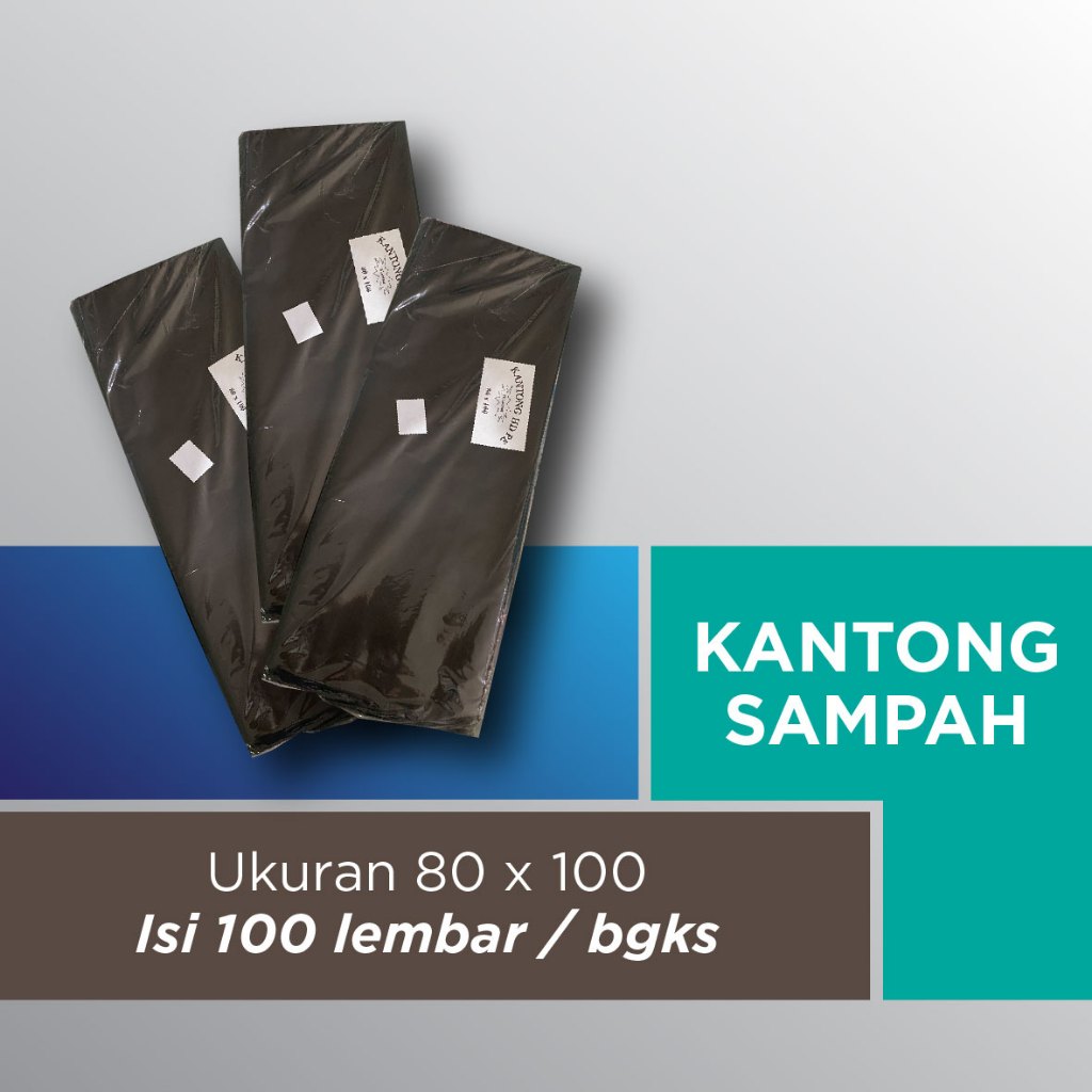 Kantong Sampah Hitam Ukuran 80  x 100
