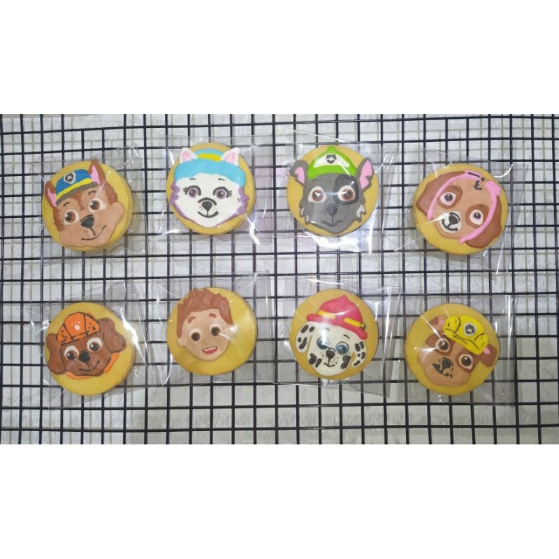 

deon cookies karakter paw patrol size 6cm kukis hias