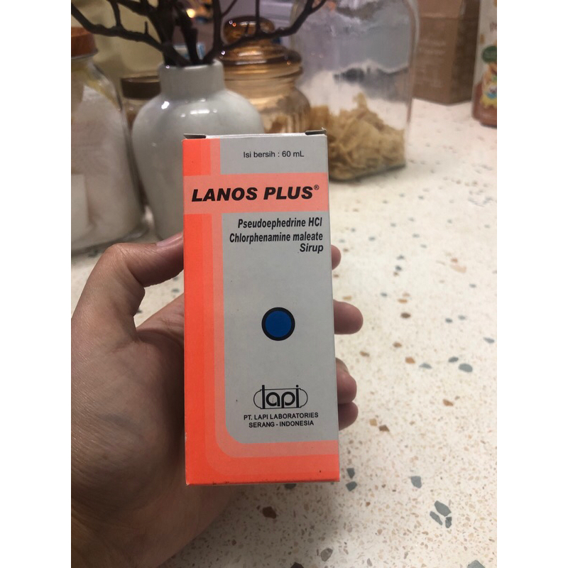 Lanos Plus Pseudoephedrine HCl Chlorphenamine maleste Sirup