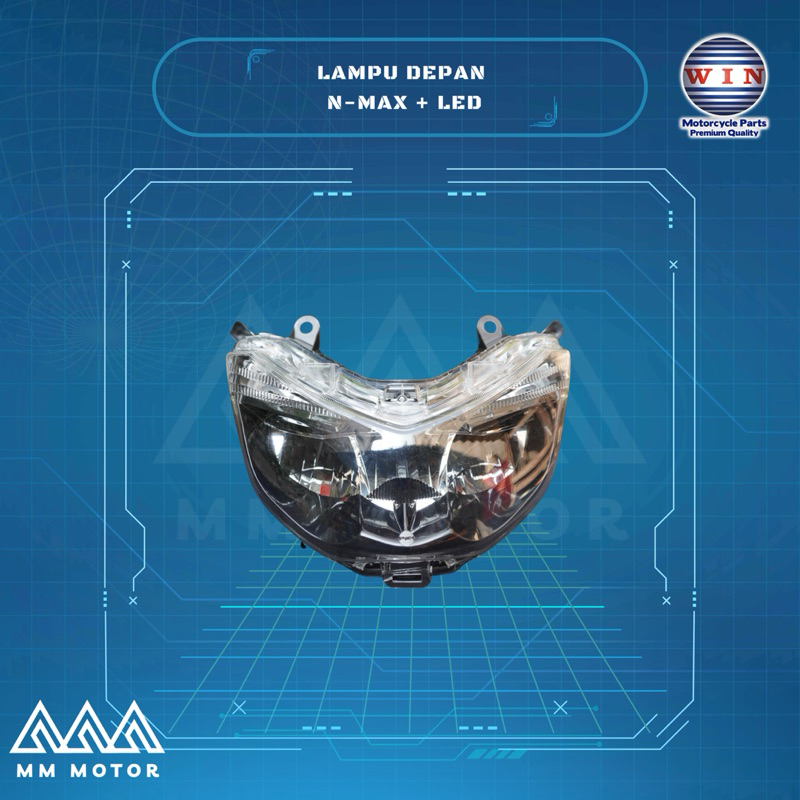 Lampu Depan Headlamp Reflektor NMax Lama Old WIN