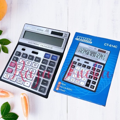 

Bayar Di Tempat Kalkulator Citizen CT614C Tombol Besar Mika 14 Digit 2 Power Citizen CT 614C 14 DIGIT CEK ULANG